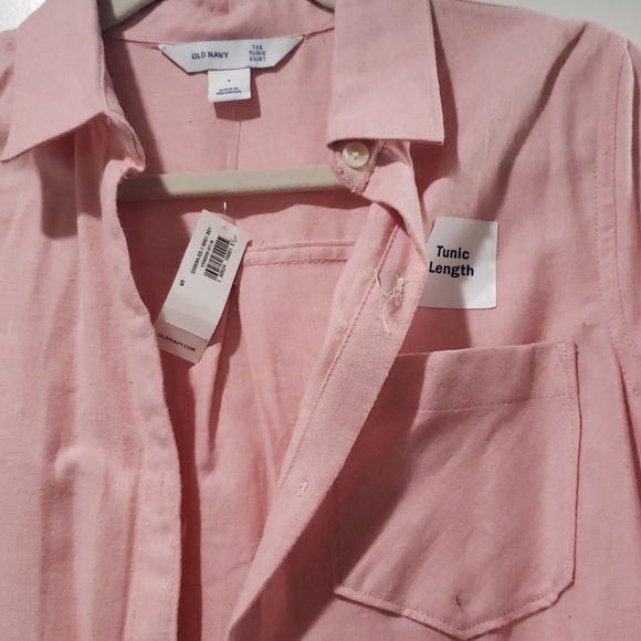 New long sleeve tunic button up shirt - Picture 2 of 3